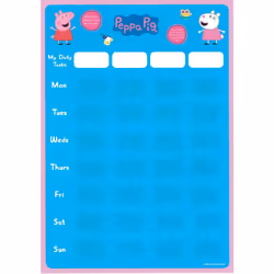 Peppa Pig Behaviour Tracker Full Week Reward Chart Over 100 Stickers