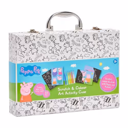 Peppa Pig Scratch, Draw & Colour Art Activity Case