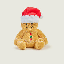Cozy Plush Gingerbread Man Microwavable Toy