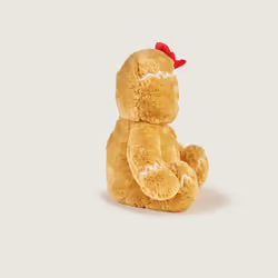 Cozy Plush Gingerbread Girl Microwavable Toy