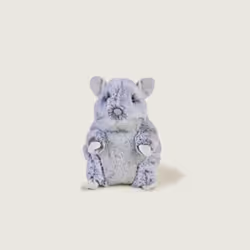 Cozy Plush Chinchilla Microwavable Toy