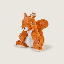 Cozy Plush Red Squirrel Microwavable Toy