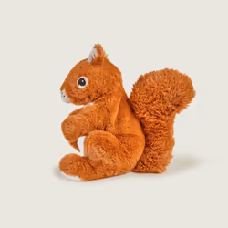 Cozy Plush Red Squirrel Microwavable Toy