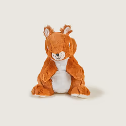 Cozy Plush Red Squirrel Microwavable Toy