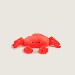 Cozy Plush Crab Microwavable Toy
