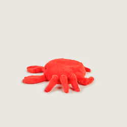 Cozy Plush Crab Microwavable Toy