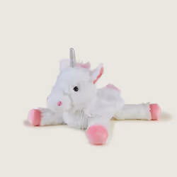 Cozy Plush Laying Unicorn Microwavable Toy