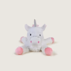 Cozy Plush Laying Unicorn Microwavable Toy