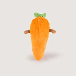 Cozy Plush Carrot Microwavable Toy