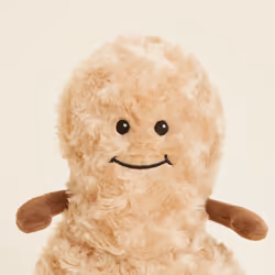 Cozy Plush Peanut Microwavable Toy