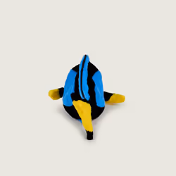 Blue Tang Fish Cozy Plush Microwavable Toy