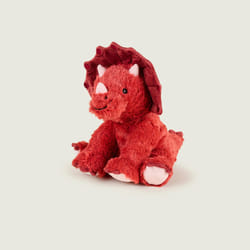 Cozy Plush Triceratops Dinosaur Microwavable Toy