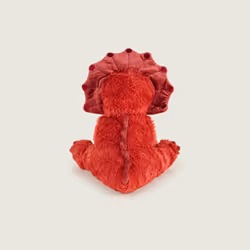 Cozy Plush Triceratops Dinosaur Microwavable Toy
