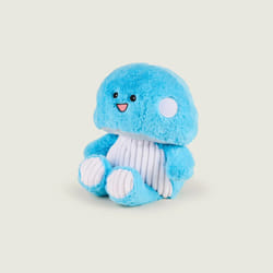 Cozy Plush Blue Mushroom Microwavable Toy
