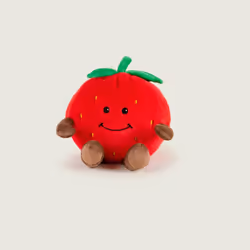 Cozy Plush Strawberry Microwavable Toy