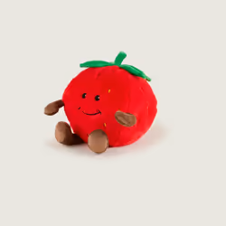 Cozy Plush Strawberry Microwavable Toy
