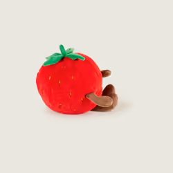 Cozy Plush Strawberry Microwavable Toy