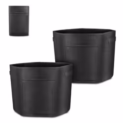 2pcs Large Plant Grow Bags Potato Fruit Vegetable Garden Planter Growing Black