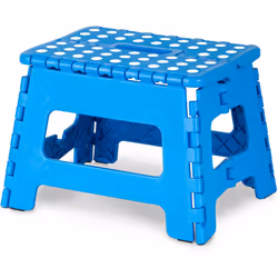 Folding Lightweight Step Stool Heavy Duty Portable Plastic Non Slip Multipurpose