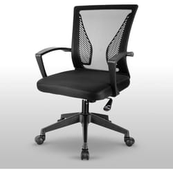 Adjustable Office Chair Ergonomic Desk with Lumbar Support Armrest Swivel Mesh