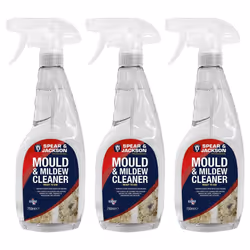 Spear & Jackson Mould and Mildew Cleaner 3 x 750 ml Ready to Use