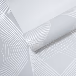 Ribbon Wave Wallpaper Glitter Shimmer Effect Non-Woven