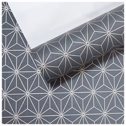 Black Gold Textured Wallpaper Shimmer Embossed Geometric Pattern Non-Woven Vinyl