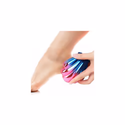 Nano Glass Foot File 2-in-1 - Callus Remover and Exfoliator, Safe Dead Skin Removal, Wet & Dry Pedicure Tool for Foot Care (Powder Pink)
