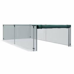 Outsunny 8' x 4' Plant Protection Tent Crop Cage with Door, Green