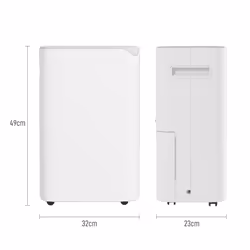 HOMCOM 20L/Day Small Dehumidifier for Home Damp Laundry, with 24H Timer