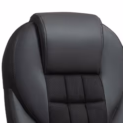 HOMCOM Executive Office Chair High Back Computer Chair with Armrests Black - Additional view 6