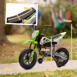 AIYAPLAY 12V Kids Electric Motorcycle w/ Twist Grip Throttle, Music, Blue - Additional view 5