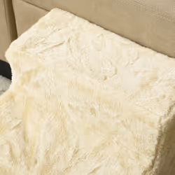 PawHut Three-Step Portable Dog Stairs with Washable Plush Cover - Additional view 8