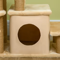 PawHut Dog Steps for Bed 4 Step Pet Stairs Cat House with Detachable Cover - Additional view 9