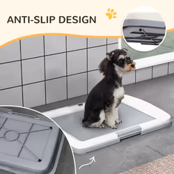 PawHut Dog Toilet Tray, Dog Litter Tray for Training Dogs, 63 x 49 x 6cm - Additional view 4