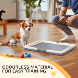 PawHut Dog Toilet Tray, Dog Litter Tray for Training Dogs, 63 x 49 x 6cm - Additional view 5