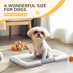 PawHut Dog Toilet Tray, Dog Litter Tray for Training Dogs, 63 x 49 x 6cm