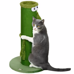 PawHut Cat Scratching Post for Indoor Cats with Sisal Rope Cover, Large Base