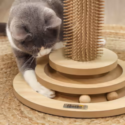 PawHut 49cm Cat Scratching Post with Interactive Track Ball for Indoors - Additional view 7