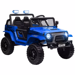 AIYAPLAY Kids Ride On Car, 12V Electric Truck w/ Suspension, Blue - Additional view 8