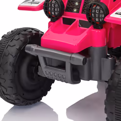 AIYAPLAY 6V Electric Quad Bike for Kids w/ Forward Backward, Pink - Additional view 7
