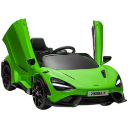 AIYAPLAY McLaren 765LT Licensed 12V Kids Ride on Car w/ MP3 Music, Green