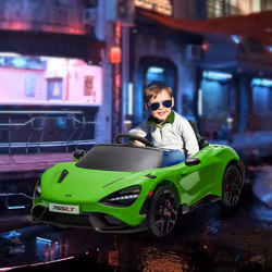 AIYAPLAY McLaren 765LT Licensed 12V Kids Ride on Car w/ MP3 Music, Green