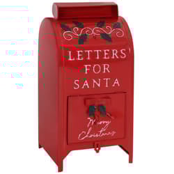 HOMCOM Christmas Post Box Freestanding or Wall Mounted for Xmas Decoration