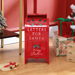 HOMCOM Christmas Post Box Freestanding or Wall Mounted for Xmas Decoration - Additional view 6