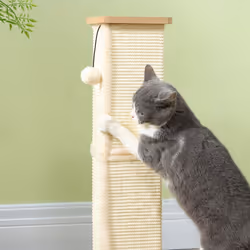 PawHut 67cm Cat Scratching Post, 3-in-1 Cat Scratcher w/ Track Ball Toy - Additional view 7