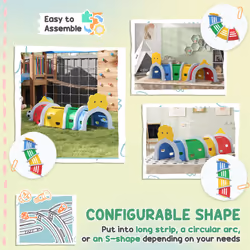AIYAPLAY Kids Play Tunnel for 3-6 Years, Crawl and Climb, Lion Design - Additional view 4