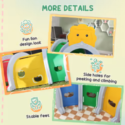 AIYAPLAY Kids Play Tunnel for 3-6 Years, Crawl and Climb, Lion Design - Additional view 5