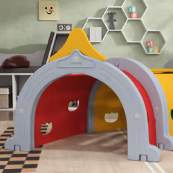 AIYAPLAY Kids Play Tunnel for 3-6 Years, Crawl and Climb, Lion Design - Additional view 6