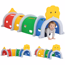 AIYAPLAY Kids Play Tunnel for 3-6 Years, Crawl and Climb, Lion Design - Additional view 8